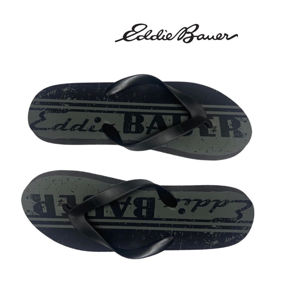 Eddie Bauer Men’s EB Logo Flip-Flops